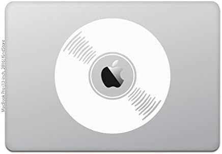 Tür Mağaza MacBook Pro 13/15 /12 MacBook çıkartması Sticker TV CM Müzik Kayıt Vintage Beyaz M794-W