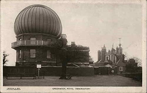 Kraliyet Gözlemevi Greenwich, İngiltere Orijinal Antika Kartpostal