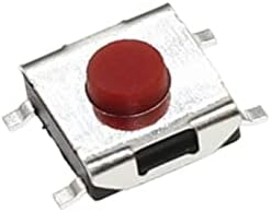 LARRO mikro anahtarı 100 ADET 6 * 6 * 3.1 mm SMD Anahtarı 4 Pin Dokunmatik Mikro Anahtarı Push Button Anahtarları Kırmızı