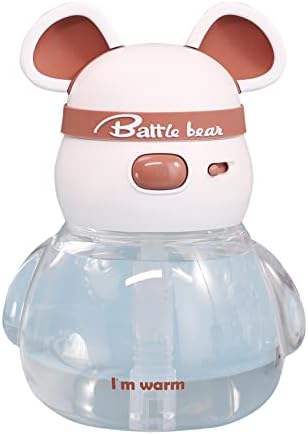 COTTHOSET Sevimli Ayı Çocuklar Su Şişesi ile Saman sapı Kap Sızdırmaz Tritan BPA Ücretsiz Kullanımlık su sürahisi Kolay Taşıma