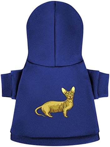 Sphynx Sfenks Kedi Yavru Tek Parça Köpek Kostüm Pet Takım Elbise Şapka ile evcil hayvan aksesuarları Köpek ve Kedi için XL