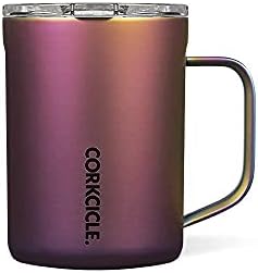 Corkcicle 25 oz Kantin ve 16 oz Kahve Kupa Drinkware Paketi - Üçlü Yalıtımlı Paslanmaz Çelik, Bulutsusu