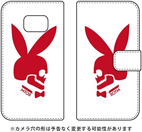 Ikinci Cilt Dizüstü Tipi akıllı telefon kılıfı Tavşan Kemik Kırmızı Galaxy S6 Kenar SC-04G/docomo DSC04G-IJTC-401-LIU7