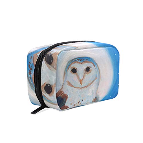 Unicey Mehtap Baykuş Makyaj Çantaları Taşınabilir Tote Kozmetik Çantası Seyahat kozmetik düzenleyici makyaj çantası makyaj