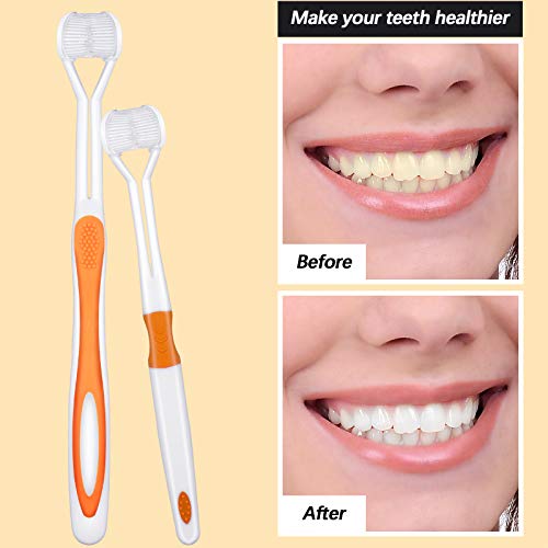 Patelaı 8 Adet Otizm Diş Fırçası Yetişkin Çocuklar için Diş Bakımı Yumuşak Diş Fırçası 3 Kıl Diş Fırçası Manuel Diş Fırçası