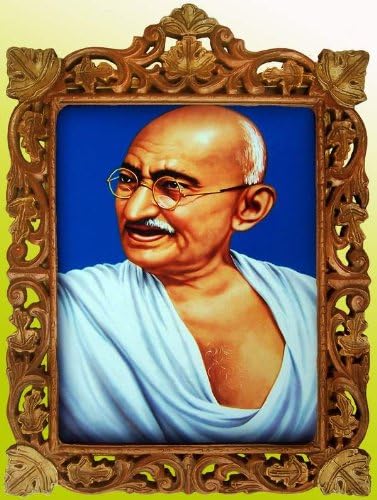 El sanatları Mağazası Mahatama Gandhi Poster Boyama Ahşap Çerçeve