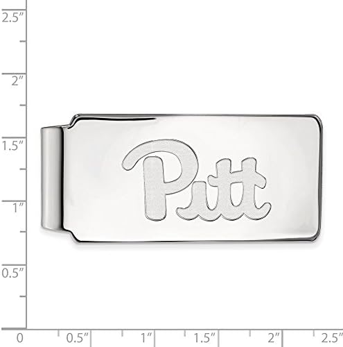 Pitt Para Klipsi (10 ayar Beyaz Altın)