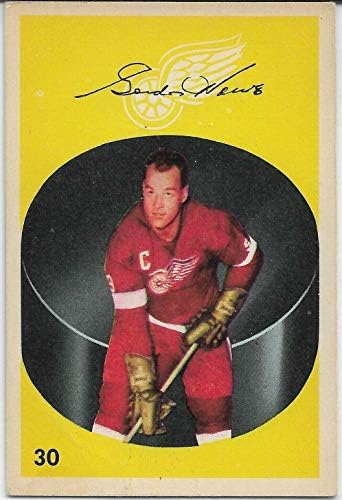 Gordie Howe 1962-63 Parkhurst Kartı 30 Detroit Red Wings-Slabbed Hokey Kartları