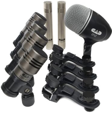 CAD Audio Touring7 Premium 7 Parçalı Davul Paketi - Tekme, Trampet, 3 Tom Mikrofon ve 2 Tepegöz Kondenser Mikrofon İçerir