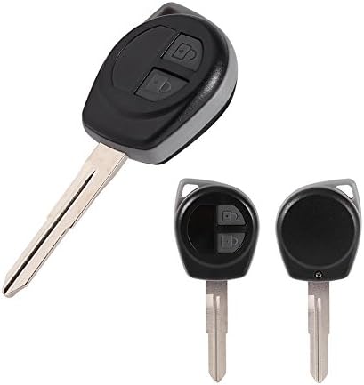 2 Düğmeler Kesilmemiş Uzaktan Anahtar Shell Kılıf Değiştirme Fob Suzuki Vitara Swift Ignis SX4 Liana Alto