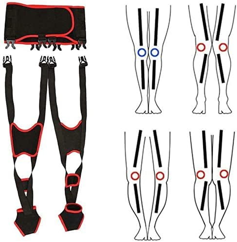 ZBJH Bacak Düzeltme Kemeri Çocuk Yetişkin Düzeltici O / X Tipi Bacaklar Düzeltme Düzeltme Kemeri Kayış İnce Bacaklar Kayış