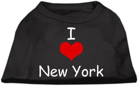New York Serigrafi Gömleklerini Seviyorum Siyah Med (12)
