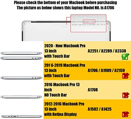 Se7enline MacBook Pro 13 inç Kılıf ile Uyumlu 2023 2022 2021 2020 Model M1/M2 A2338 / A2251 / A2289 Ayarlanabilir Standlı
