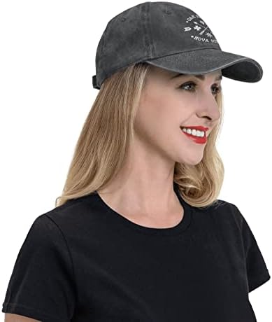 Meşe Adası Nova Scotia Oklar ve Kafatasları kadın Klasik kovboy şapkası Yetişkin Komik Güneş Şapka geniş şapka Beyzbol şapkaları