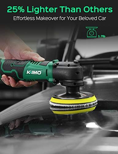 KIMO Akülü Araba Tampon Parlatıcı Kiti + 20V Akülü salınımlı takım Kiti