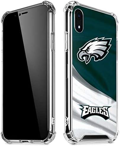 Skinit Clear Telefon Kılıfı iPhone XR ile Uyumlu - Resmi Lisanslı NFL Philadelphia Eagles Tasarımı