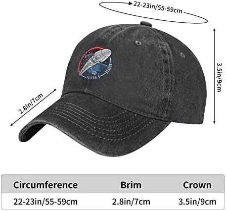Spacex Logo beyzbol şapkası Erkekler Denim Kap Yıkanabilir Ayarlanabilir kadın beyzbol şapkası