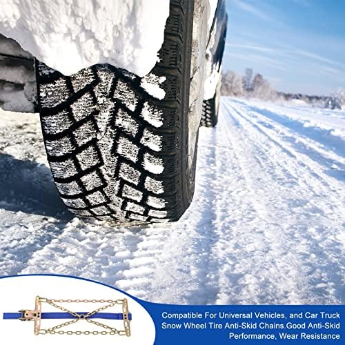 Homoyoyo Lastik Kar Zinciri kar Zincirleri, Metal kaymaz Lastik Zincirleri Kış Snowfield Lastik Bantlama için kamyonet Araba