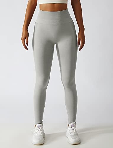 CHANGEZOE Kadın Yükseltmek Dikişsiz Ezme Legging Karın Kontrol Yüksek Waisted Egzersiz Tayt Spor Yoga Pantolon