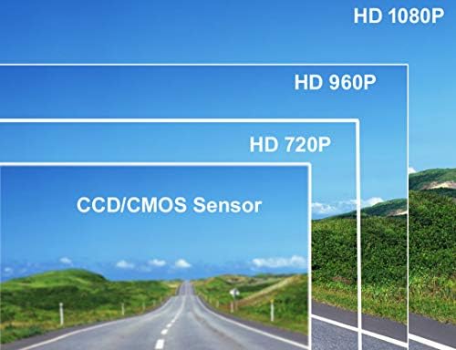 ZhanHongXıang AHD 1080 P Araç Yedekleme Ters Dikiz Kamera, 8 LED IR Gece Görüş Su Geçirmez IP69K Anti Sis ile 4 Pin 10 m