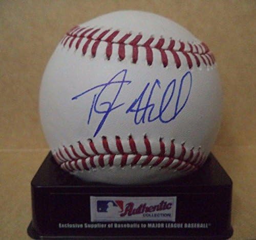 Taylor Hill Washington Nationals, coa İmzalı Beyzbol Topları ile İmzalı ML Beyzbol İmzaladı