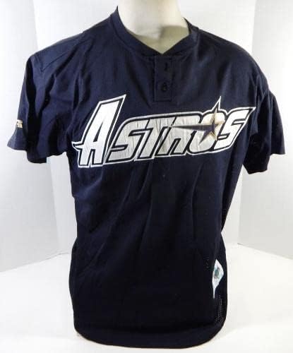 1994-96 Houston Astros 17 Oyun Kullanılmış Donanma Forması BP 46 17 - Oyun Kullanılmış MLB Formaları