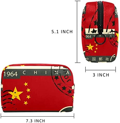 Kadınlar için kozmetik Çantaları, Çanta Çantalar Makyaj Organizatör Depolama Makyaj Çantası Kızlar, Çin Vintage Damga Desen