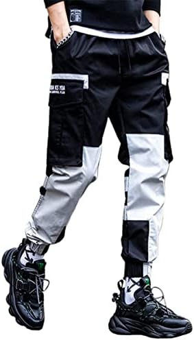 Laıxton erkek Joggers Pantolon Hafif Unisex Açık Moda Koşu Hip Hop Rahat Kargo Pantolon Techwear Pantolon