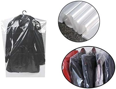 Cabilock 30 adet Temizle Takım Elbise Koruyucu Çanta Giyim Ev Kapakları için Kuru Xcm Çanta Asılı Tek Kullanımlık / Gardırop