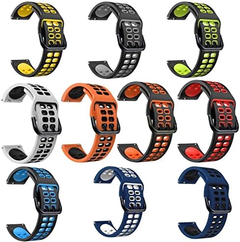 EEOMOıK Kordonlu Saat Spor Kayışı Garmin Venu 2 / Vivoactive 4 kordon akıllı saat silikon bilezik (Renk: Renk K, Boyut: VENU
