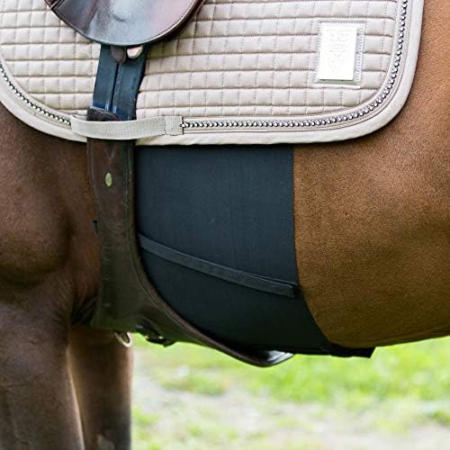HORZE Elastik Koruyucu Göbek Koruma | Anti-Ovmak ve Anti-Sürtünme Çevresi Bandı Atlar için
