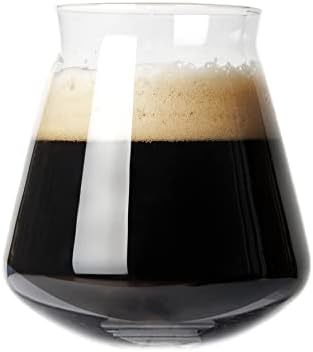 Sapsız Teku Tarzı 8,5 onsluk Fıçı Yaşlı Bira Bardağı - Zanaat Birası Lale Çeşnicibaşı veya Küçük Dökme Bardaklar-Burbon veya