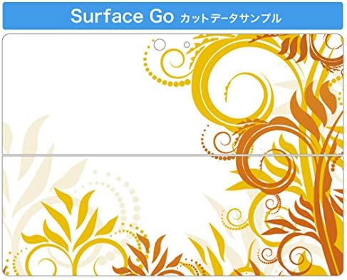 microsoft Surface ıçin ıgstıcker Çıkartması Kapak Go/Go 2 Ultra Ince Koruyucu Vücut Sticker Skins 001285 Desen Sarı