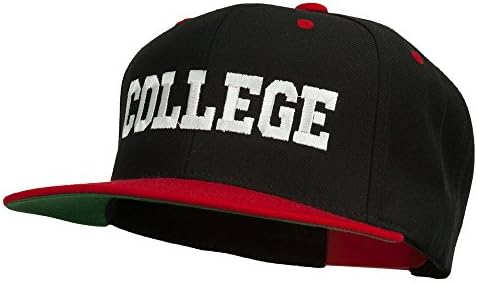 e4Hats.com Kolej işlemeli Snapback Şapka