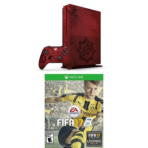 Xbox One S 2TB Konsolu-Gears of War 4 Sınırlı Sürüm Paketi + FIFA 17 Oyunu