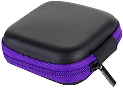 Saklama çantası Depolama Organizatör Mini Fermuar Sert Deri Kulaklık saklama çantası Kulaklık Kılıfı Kutusu Pamuk saklama