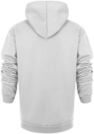 ADSSDQ Kapaklı Uzun Kollu günlük giysi Erkek Kış Ofis Rahat Polyester Kıyafetler Düz Renk Sıcak Kapşonlu Zip Outfit1