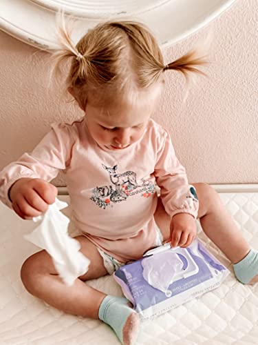 Sophie la Girafe Bebek Bakımı Tiny Traveler Kiti, Yeniden Kullanılabilir Seyahat Çantasında 4 Mini ve 3x20 Adet Mendil İçerir