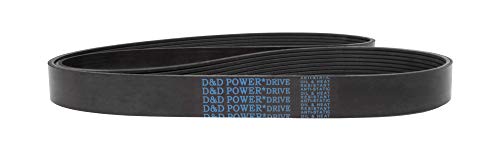 D & D PowerDrive 680L29 Poli V Kayış 29 Bant, Kauçuk