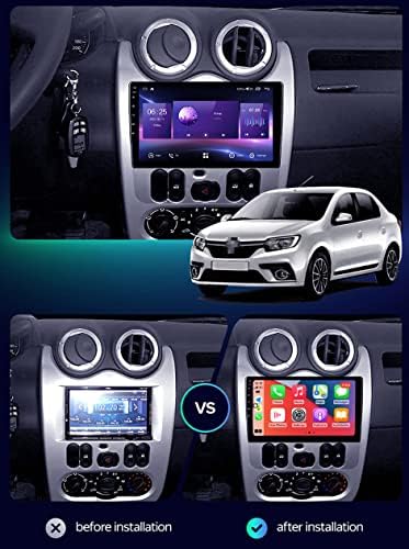RoverOne Araba GPS Navigasyon Renault Logan Sandero için 2010 2011 2012 2013 2014 2015 Android Multimedya Oynatıcı Stereo