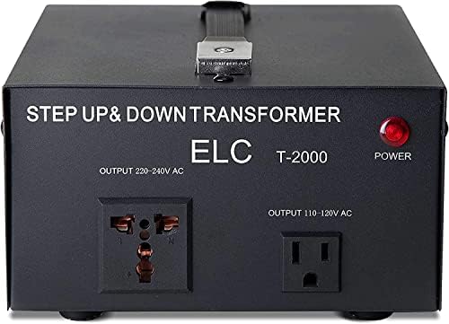 ELC T Serisi 2000 Watt Gerilim Dönüştürücü Trafo-Adım Yukarı/Aşağı-110v ila 220v / 220v ila 110v Güç Dönüştürücü - Devre