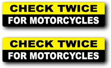 x2 Kontrol İki Kez Motosikletler için Sticker Araba Vinil Çıkartması için Pencere Kamyon Pencere Araba tampon çıkartması