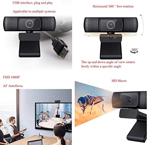 Mikrofonlu LKYBOA Web Kamerası, 1080P HD Web Kamerası Masaüstü veya Dizüstü Bilgisayar, Bilgisayar için Web Kamerası Akışı
