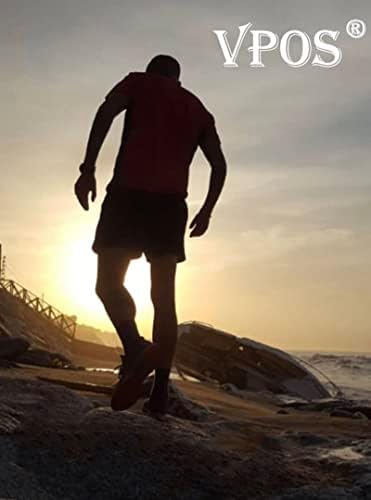 VPOS Spor Şort Erkekler için 5 İnç Hafif Erkek Atletik Şort Hızlı Kuru Egzersiz Koşu Şort Fermuarlı Cepler ile