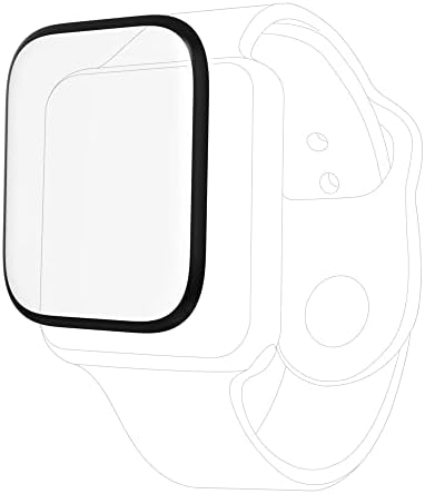 ZAGG InvisibleShield GlassFusion-Apple Watch Series 7 ve Series 8 (41mm) için Üretilmiştir-Aşırı Hibrit Cam Ekran Koruması