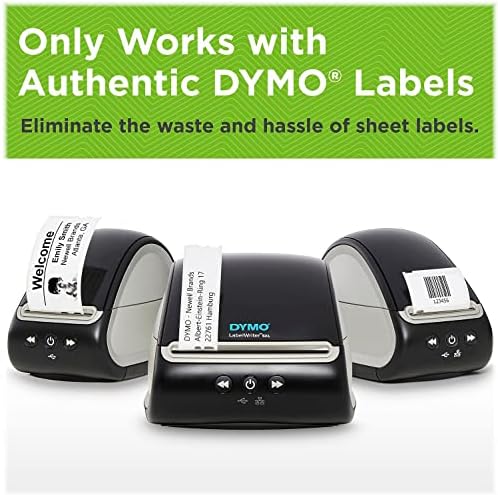 DYMO LabelWriter 550 Doğrudan Termal barkod etiketi Yazıcı USB Bağlantısı ile Tek Renkli Etiket Makinesi-Dakikada 62 Etiket,