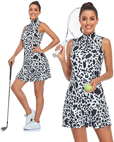 Cucuchy Bayan Golf Tenis Elbise Kolsuz Atletik Spor egzersiz elbiseleri