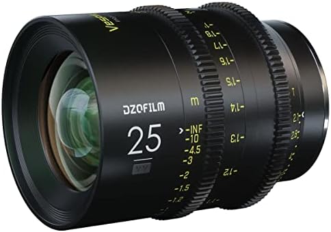 DZOFILM Vespıd Başbakan Sinema 6 Lens Kiti ile 25mm, 35mm, 50mm, 75mm, 100mm, 125mm T2.1 canon lensi EF