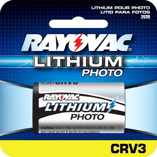 Rayovac Lityum Dijital Fotoğraf Pili CRV3 Boyutu