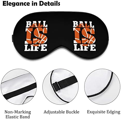 Basketbol hayattır Yumuşak Göz Maskesi Kapak Etkili Gölgeleme Körü Körüne Konfor Uyku Maskesi Elastik Ayarlanabilir Kayış